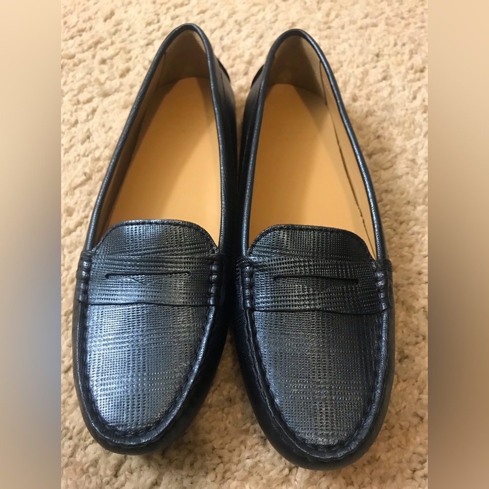 Sacoor Brothers Metallic Blue Loafer Size 40